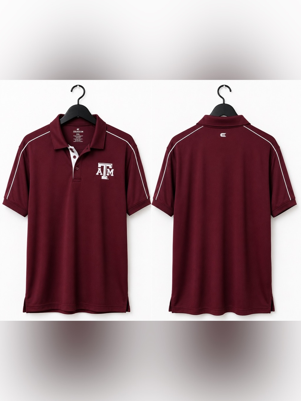 Colosseum Texas A&M Polo Shirt – Size XXL | Like New - Picture 4 of 4